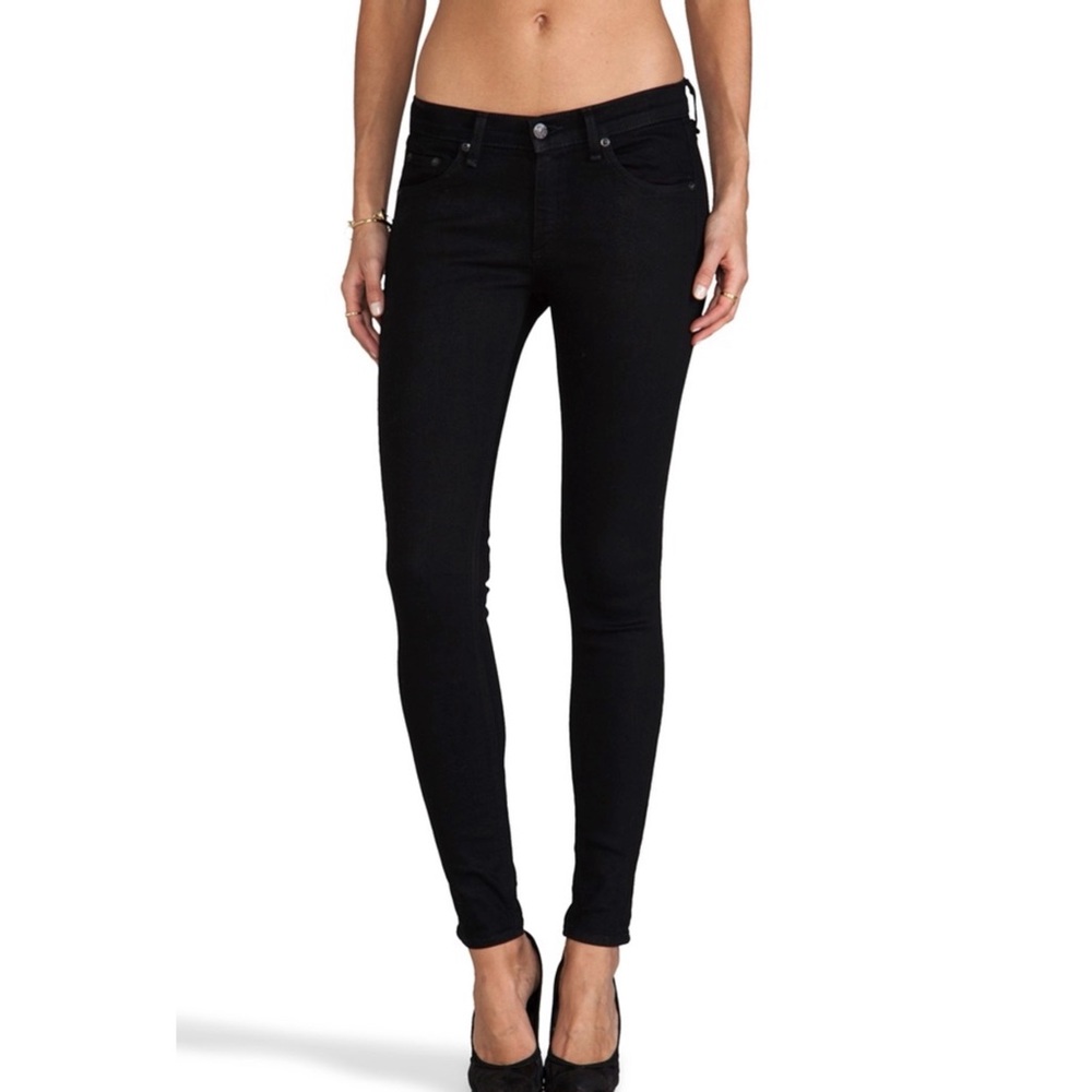 RAG AND BONE SKINNY JEANS BLACK